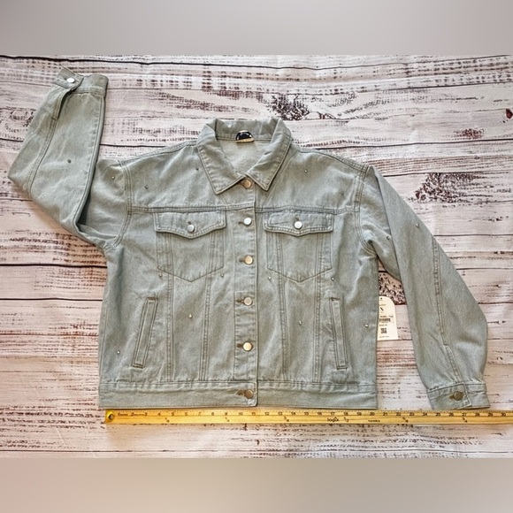 Women’s Arula Denim Jacket with Rhinestones